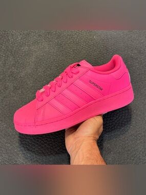 Adidas Superstar XLG ‘Lucid Pink Core Black’ 2024 (Sz 10.5W/9.5M)